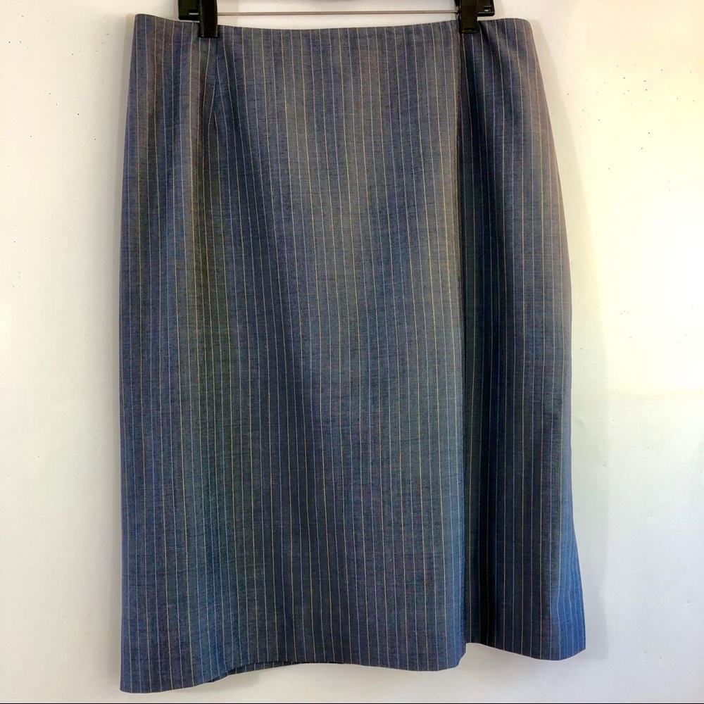 Oscar de la Renta fine straight work skirt